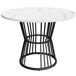 Conjunto de mesas y sillas de comedor 100x100 Conjunto de mesas y sillas de comedor 100x100 Blanco/ Gris
