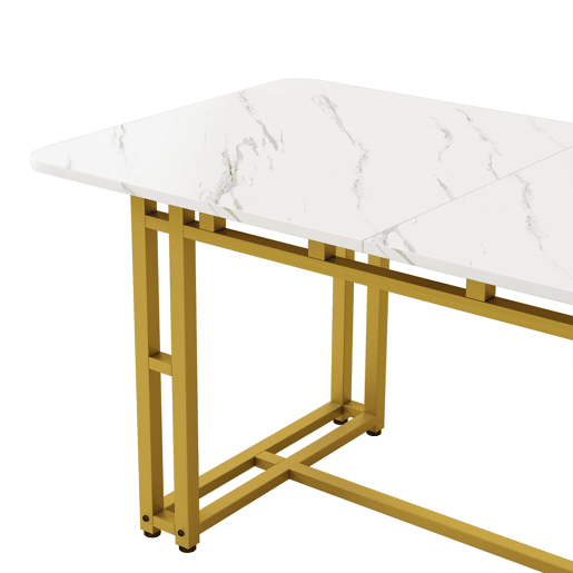 Conjunto de sala de jantar 120x70cm - Mesa de jantar moderna com 4 cadeiras - Cinza