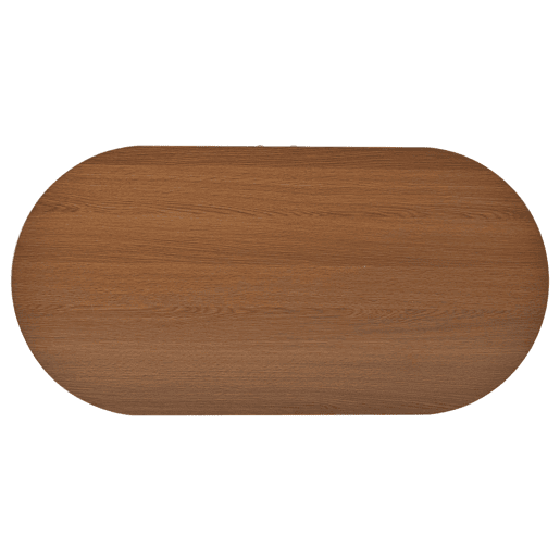 Mesa de centro 100*50*40 cm - Sofá com arrumação, portas deslizantes, 4 pés - Cor nogueira