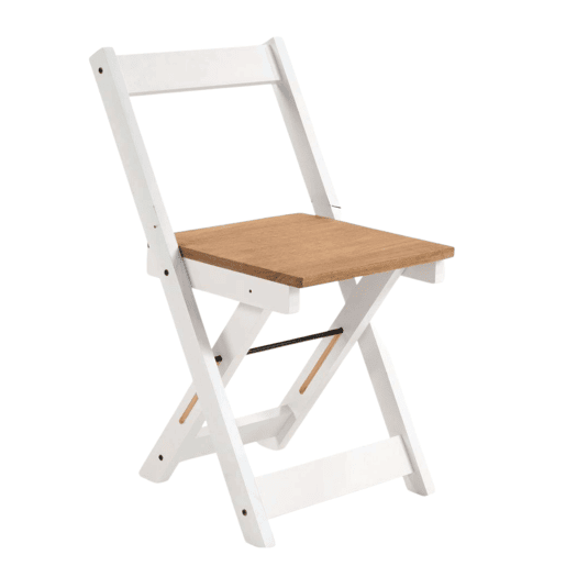 Conjunto de mesa de cozinha dobrável Belisim com 4 cadeiras dobráveis u200Bu200Bpara sala de jantar ou cozinha, 2 asas dobráveis, branco fosco e carvalho