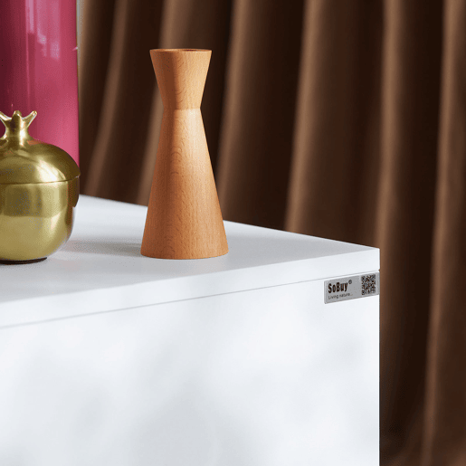 SoBuy Conjunto de 2 Mesas de Cabeceira para Quarto - Mesa de Cabeceira com 2 Gavetas, Mesa de Apoio para Sala de Estar - Cómoda Moderna L40 x P40 x A47 cm Branco FBT115-Wx2