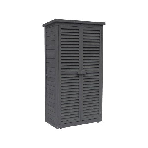 Armário de jardim Space - 87 x 46,5 x 160 cm - Antracite -