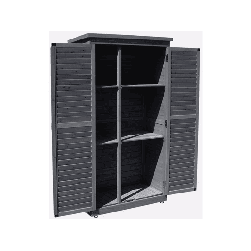 Armário de jardim Space - 87 x 46,5 x 160 cm - Antracite -