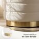 Banco acolchado con compartimento de terciopelo BELLA 80x42 Banco acolchado con compartimento de terciopelo BELLA 80x42 Crema