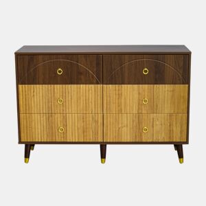 Aparador 120x40x81 cm - Móvel de arrumação moderno para sala de estarsala de jantarentrada - Natural