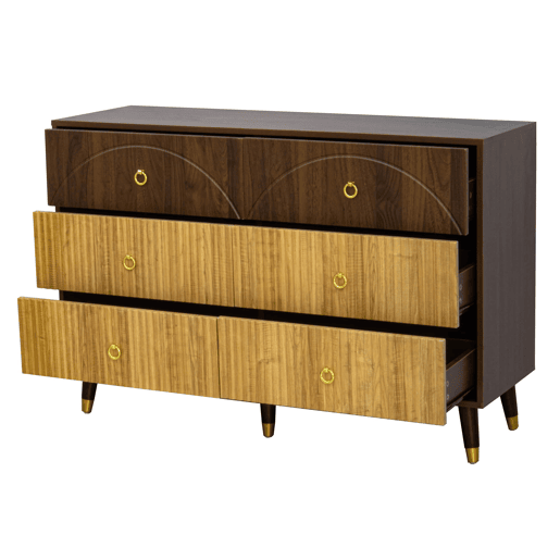 Aparador 120x40x81 cm - Móvel de arrumação moderno para sala de estarsala de jantarentrada - Natural