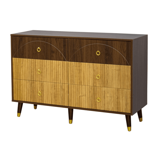 Aparador 120x40x81 cm - Móvel de arrumação moderno para sala de estarsala de jantarentrada - Natural