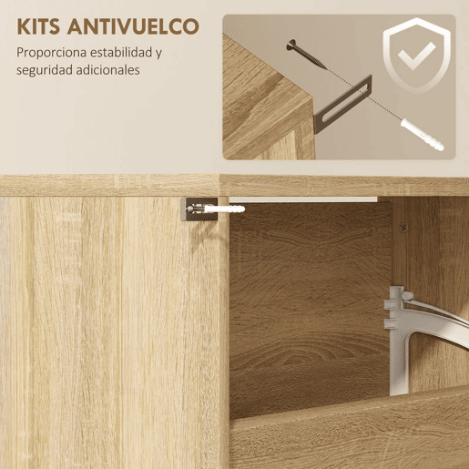 HOMCOM Sapateira Estreita com Espelho 4 Portas Abatíveis Sapateira para Entrada Corredor para 12 Pares de Sapatos Para Corredor Espaços Reduzidos 63x17x146 cm Madeira