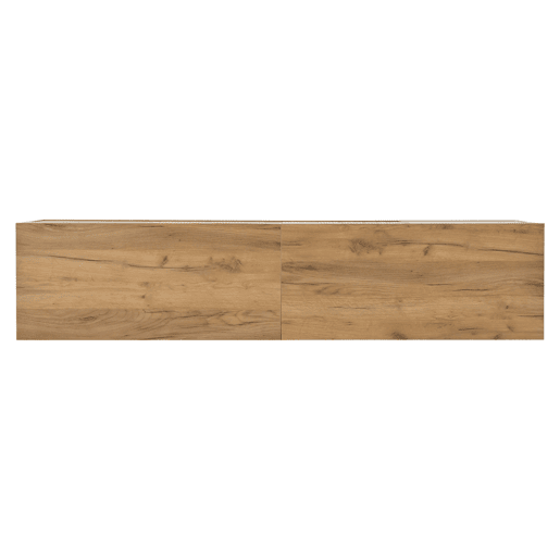 Móvel de TV 180x40x50 cm - Com 4 armários, 8 pernas, capacidade para 30 kg, design simétrico - Natural