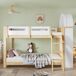 Cama litera Cama litera Natural/ Blanco