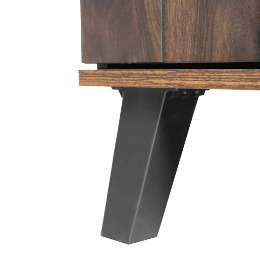 Sapateira moderna 80x35,5x110 cm - 5 compartimentos, prateleiras ajustáveis - madeira escura Sapateira moderna 80x35,5x110 cm - 5 compartimentos, prateleiras ajustáveis - madeira escura