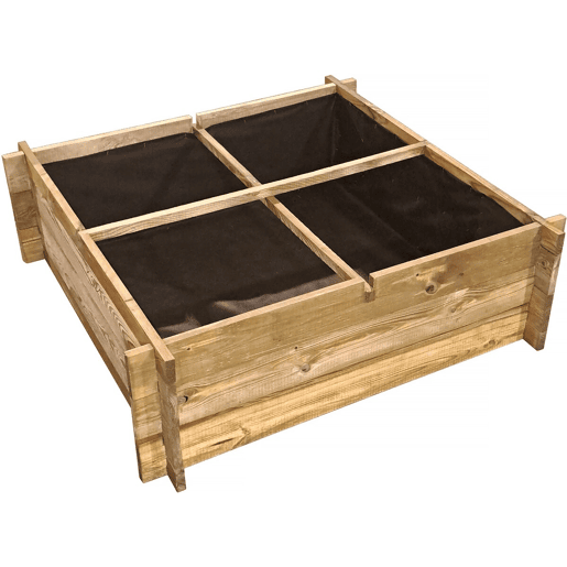 Horta de madeira Aroma - 100 x 100 x 30 cm