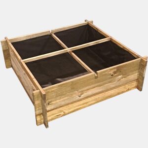 Horta de madeira Aroma - 100 x 100 x 30 cm