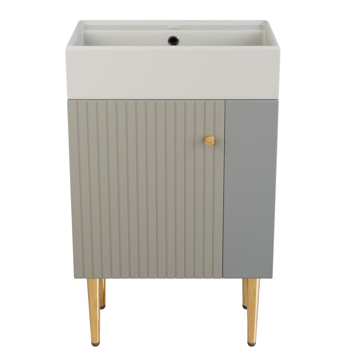 Armarios para baño  55 Blanco/ Gris