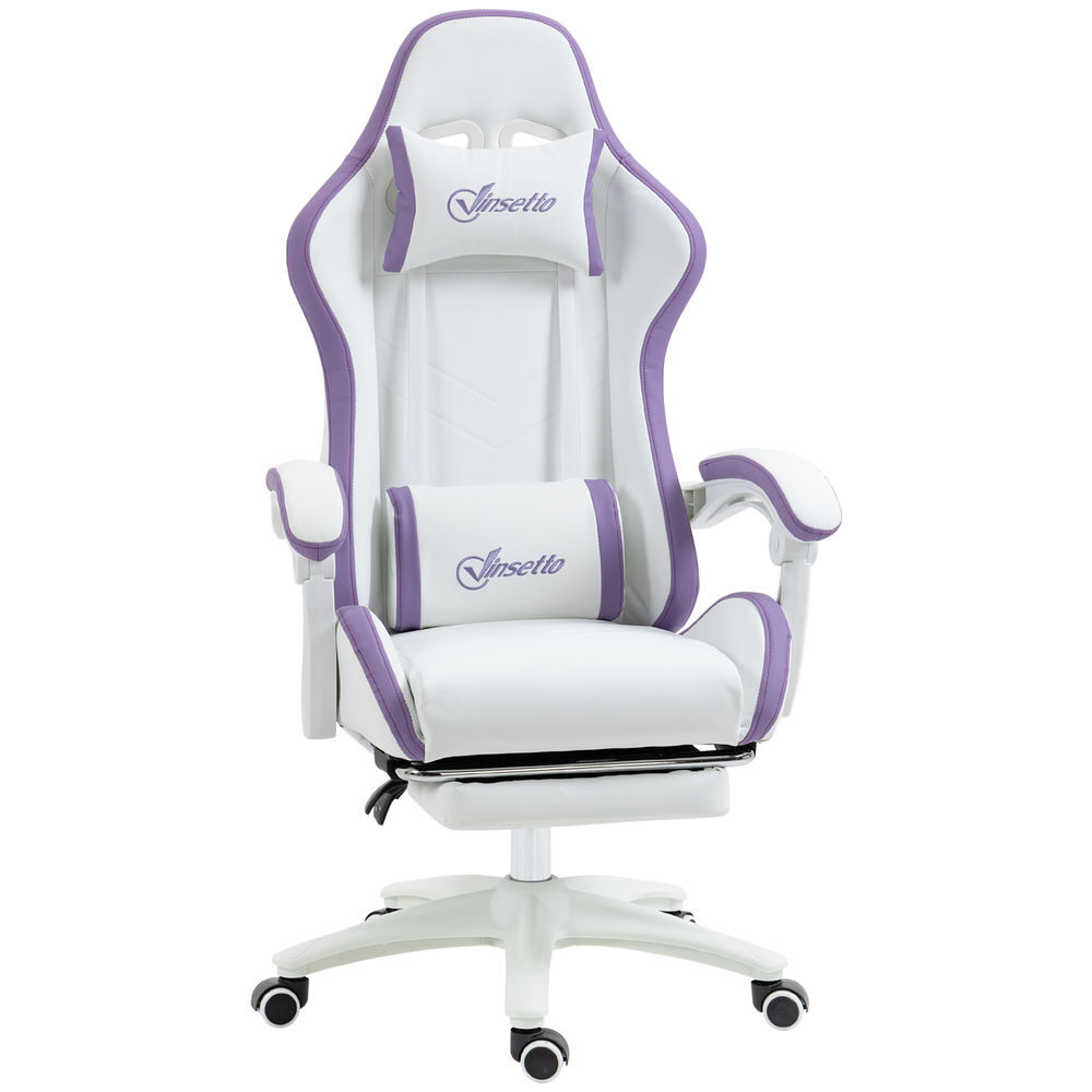 Silla Gaming Cuero Sintético, Acero Vinsetto