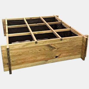 Horta em madeira Iris - 90 x 90 x 28 cm