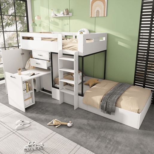 Beliche de mdf 90x200 cm,branco Beliche de mdf 90x200 cm,branco