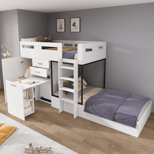 Beliche de mdf 90x200 cm,branco Beliche de mdf 90x200 cm,branco