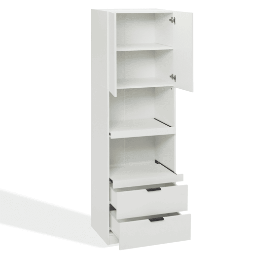 Armário de cozinha 200 cm - Armazenamento, portas, gavetas, prateleiras para micro-ondas, armário alto com proteção anti-capotamento, aparador multifuncional para sala de jantar e sala de estar - Branco Armário de cozinha 200 cm - Armazenamento, portas, gavetas, prateleiras para micro-ondas, armário alto com proteção anti-capotamento, aparador multifuncional para sala de jantar e sala de estar - Branco