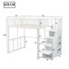 Cama alta para niños 252x147 Cama alta para niños 252x147 Blanco
