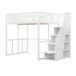 Cama alta para niños 252x147 Cama alta para niños 252x147 Blanco