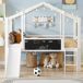 Cama alta para niños 204x159 Cama alta para niños 204x159 Blanco