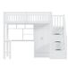 Cama alta para niños 251x96 Cama alta para niños 251x96 Blanco
