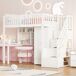 Cama alta para niños 251x96 Cama alta para niños 251x96 Blanco