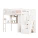 Cama alta para niños 251x96 Cama alta para niños 251x96 Blanco