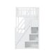 Cama alta para niños 251x96 Cama alta para niños 251x96 Blanco