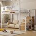 Cama alta para niños 255x145 Cama alta para niños 255x145 Blanco
