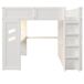 Cama alta para niños 204x151 Cama alta para niños 204x151 Blanco