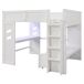 Cama alta para niños 204x151 Cama alta para niños 204x151 Blanco