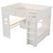 Cama alta para niños 204x151 Cama alta para niños 204x151 Blanco
