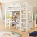 Cama alta para niños 205x106 Cama alta para niños 205x106 Blanco