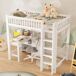 Cama alta para niños 205x106 Cama alta para niños 205x106 Blanco
