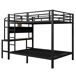 Cama litera 248x146 Cama litera 248x146 Negro
