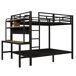 Cama litera 248x146 Cama litera 248x146 Negro