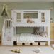Cama litera Cama litera Natural/ Blanco