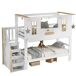 Cama litera Cama litera Natural/ Blanco