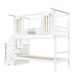 Cama litera Cama litera Natural/ Blanco