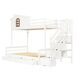 Cama litera Cama litera Natural/ Blanco