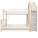 Cama litera Cama litera Natural/ Blanco