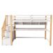 Cama alta para niños Cama alta para niños Natural/ Blanco