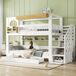 Cama litera Cama litera Natural/ Blanco