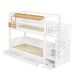 Cama litera Cama litera Natural/ Blanco