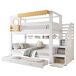 Cama litera Cama litera Natural/ Blanco