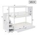 Cama litera 252x96 Cama litera 252x96 Blanco