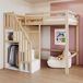 Cama alta para niños Cama alta para niños Natural