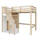 Cama alta para niños Cama alta para niños Natural